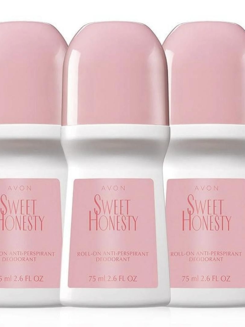 Avon Sweet Honesty Roll-On Deodorant - Pink and White